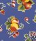 Oilcloth - Pears and Apples Blue