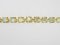 Rhinestone Banding - Cup Chain R17 - Single Row - Gold/Aurora Borealis  6mm