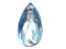Wholesale Acrylic Jewels - Light Blue S Sew-In Gemstone - Tear Drop, 13x22mm - 144 jewels