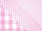 Wholesale Gingham Check Fabric - Pink 20 yards