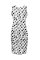 Imported Linen - Black and White Dots - Printed Linen Fabric