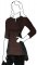 VF216-09 Prancer Secunda - Black Smocked Cotton Knit Fabric