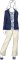 VF232-14 Louis Navy - Dark Blue Poly-Cotton Richmond Sweatshirt Fleece Fabric