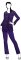 VF236-21 Faith Shimmer - Purple Nylon-Mylar Blend Knit Fabric