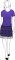 VF252-09 Chaga Regal - Purple Lightweight Supple Ponte Knit Fabric