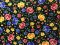 VF214-03 Cocktail Kahlo - Frida Kahlo Floral Cotton Lawn Fabric on Black from Robert Kaufman