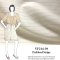 VF214-39 Pickford Stripe - Italian Cream Stretch Linen-Cotton Blend Fabric To Be Cut Cross-Grain