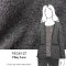 VF215-27 Pliny Luxe - Heather Grey Chunky Italian  Wool Blend Sweater Knit Fabric