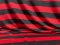 VF216-28 Comet Stripe - Red and Black Stripe Knit Fabric