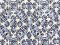 VF221-02 Adamas Motifs - Wide Rayon Jersey Knit Fabric with Indigo Designs