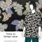VF221-32 Mystique Antoni - Designer Combed Cotton Shirting Fabric with Mosaic Stylized Flowers
