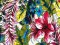 VF223-30 Lei Blooming - Dynamic Floral Double-Brushed Knit Fabric