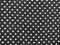 VF224-43 Record Dots - Black Rayon Fabric with Off-White Polka Dots