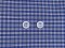 VF224-BUT-05  Two-hole Shirt Clothing Button - Cool Blue - 4 per package