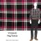 VF226-02 Nog Tartan - Red with Black & White Cotton Flannel Fabric