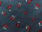 VF226-39 Sbagliato Garnish - Red Cherries on Dark Navy Stretch Cotton Shirting Fabric