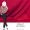 VF231-37 Star Valentine - Dark Red Sofie Ponte Knit Fabric