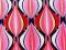 VF232-30 Couture Exotique - Pink with Navy and Cream Print on Double-brushed ITY Knit Fabric