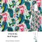 VF233-02 Reef Tropics - Floral and Hummingbird Tropical Rayon Challis Print Fabric
