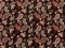 VF235-23 Structure Paisley - Autumn Colored Paisley Print on Black Rib Knit Fabric