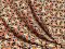 VF236-09 Giving Petals - Burnt Sienna + Tan + Ivory + Black Bubble Crepe Georgette Fabric