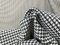 VF241-41 Cards Classique - Black and White Yarn-woven Strech Cotton Houndstooth Fabric