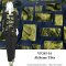 VF245-16 Alchemy Tiles - Olive & Black Burnout Velvet Fabric