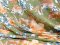 VF252-32 Turkey Mellow - Muted Floral on Avocado Textured Rayon Crepeon Fabric