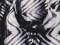 VF252-38 Lion Chic - Grey-Black Abstract Rayon Challis Fabric