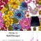 VF254-13 Build Bouquet - Bright Floral DTY Knit Fabric