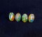 Millefiori Shank Button