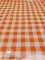 Wholesale Oilcloth - Picnic Check Orange
