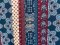 Pop Prints - Blue and Red Polyester Peachskin Print Fabric