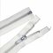 Wholesale 22" Separating Jacket Zipper- White - Pack of 10