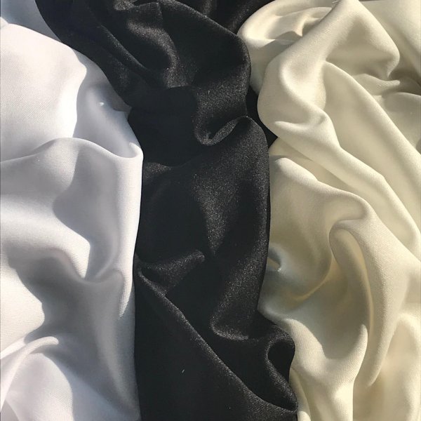 Wholesale Polyester Interlock Knit 70 Denier White 25 yards